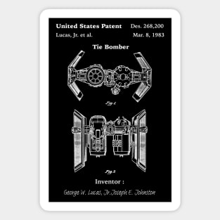 Tie Bomber Patent - Tie Bomber blueprint Magnet